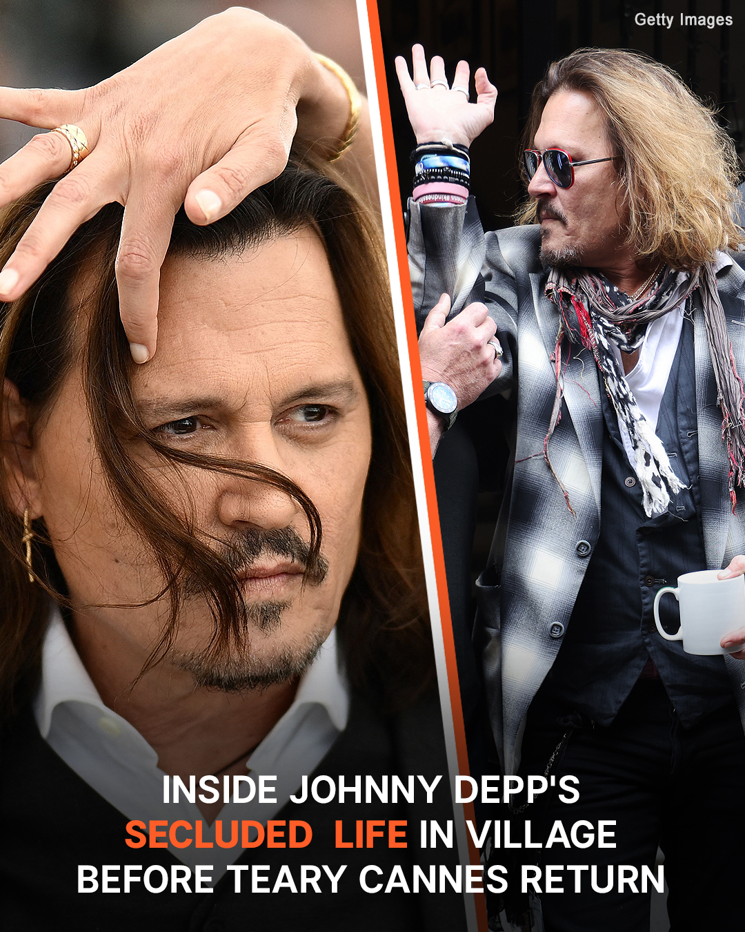 Johnny Depp “couldn’t take the pain” when a series of troubles took over his life. So, he escaped to a village house to stay away from the public eye.