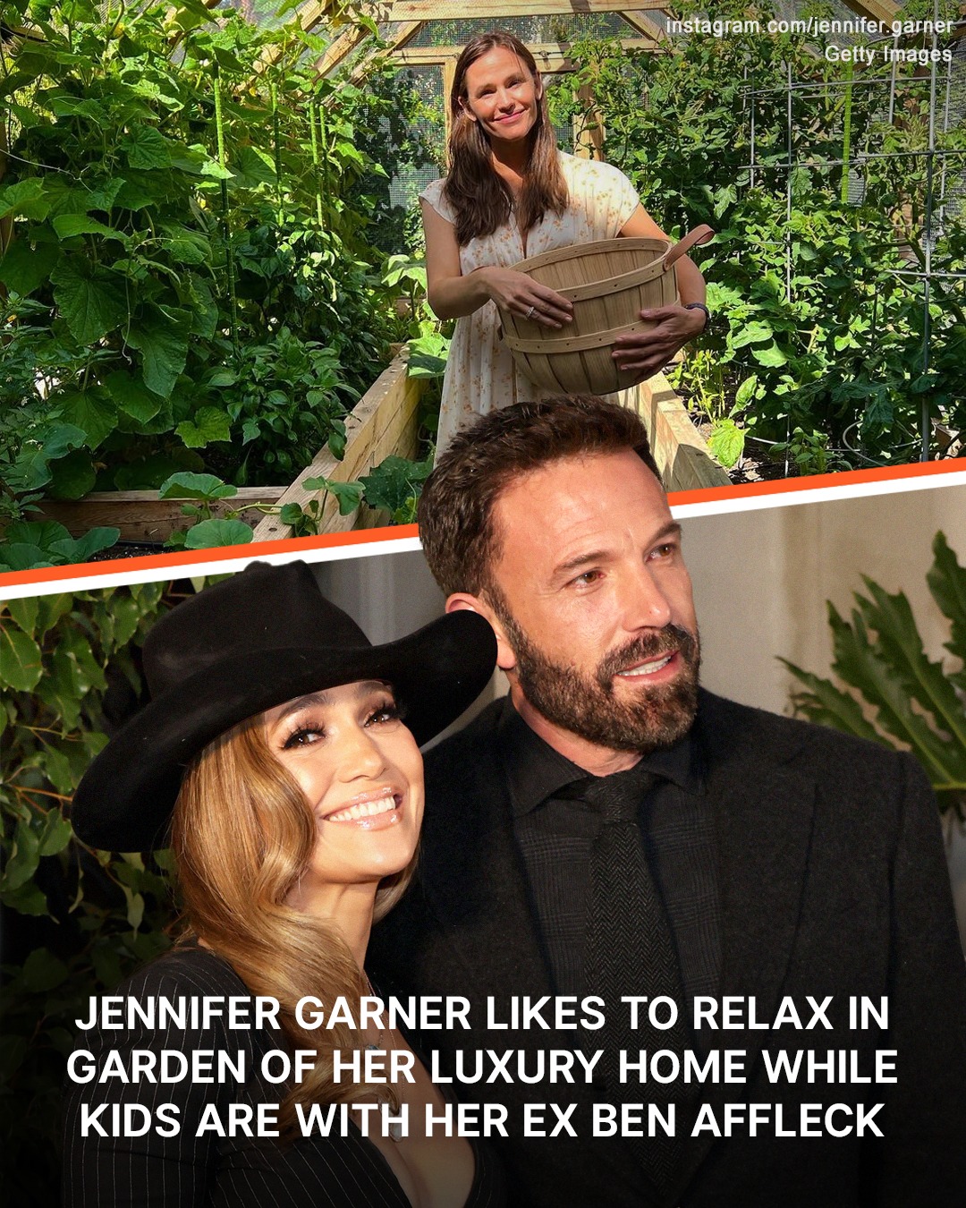 Jennifer Garner Is Relaxing in Garden of Her New Luxury Home While Kids Are with Her Ex Ben Affleck