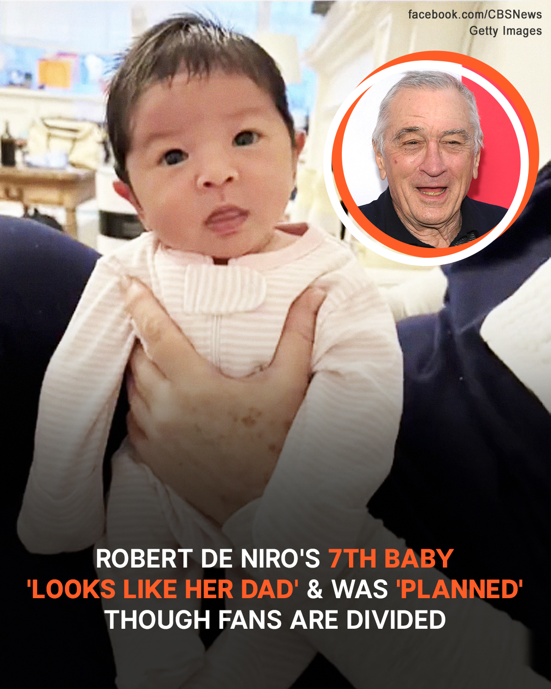 Robert De Niro surprised fans by becoming a father for the 7th time at the age of 79. His eldest child is 51, and now his youngest is just a few days old!