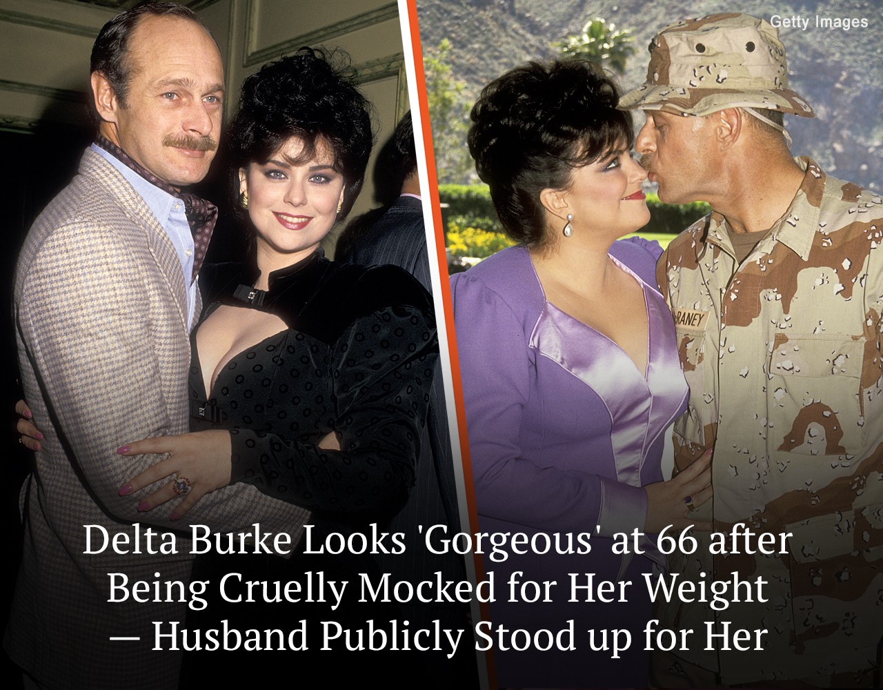 Delta Burke, aka Suzanne Sugarbaker from “Designing Women,” has been married to “Major Dad” star Gerald McRaney for 33 years. He has been by her side through thick and thin.