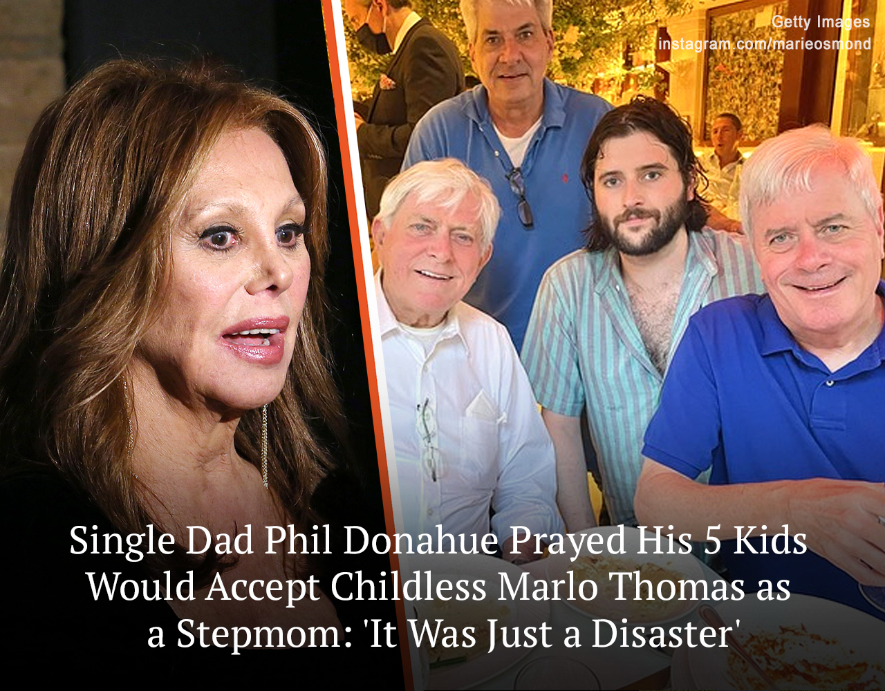 “That girl” star actress Marlo Thomas was afraid of marriage and did not want a family life. She did not miss these things; her mother’s example showed her that she could be okay without them.