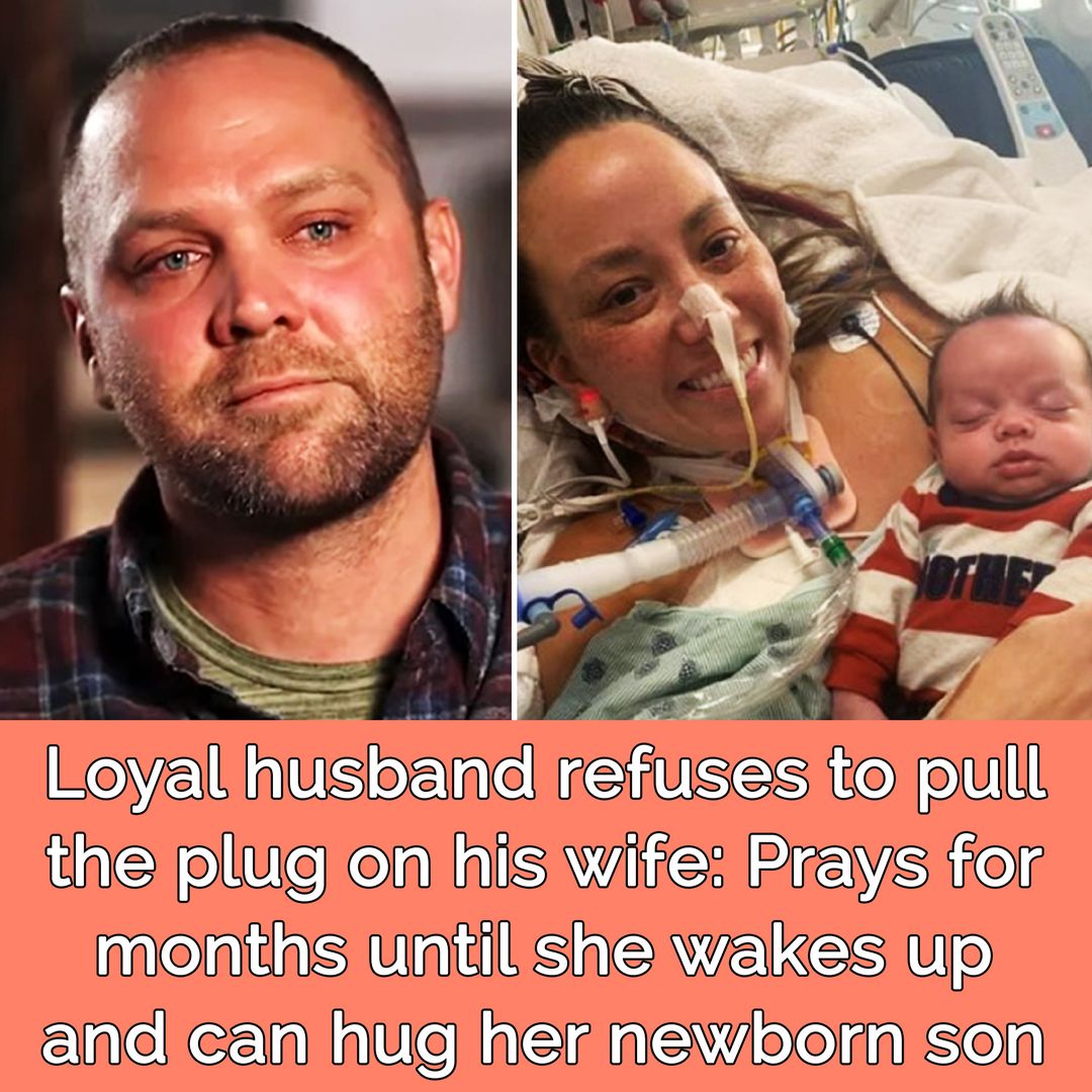 Man refuses to take wife off life support, prays for 2 months before she rises and hugs newborn son