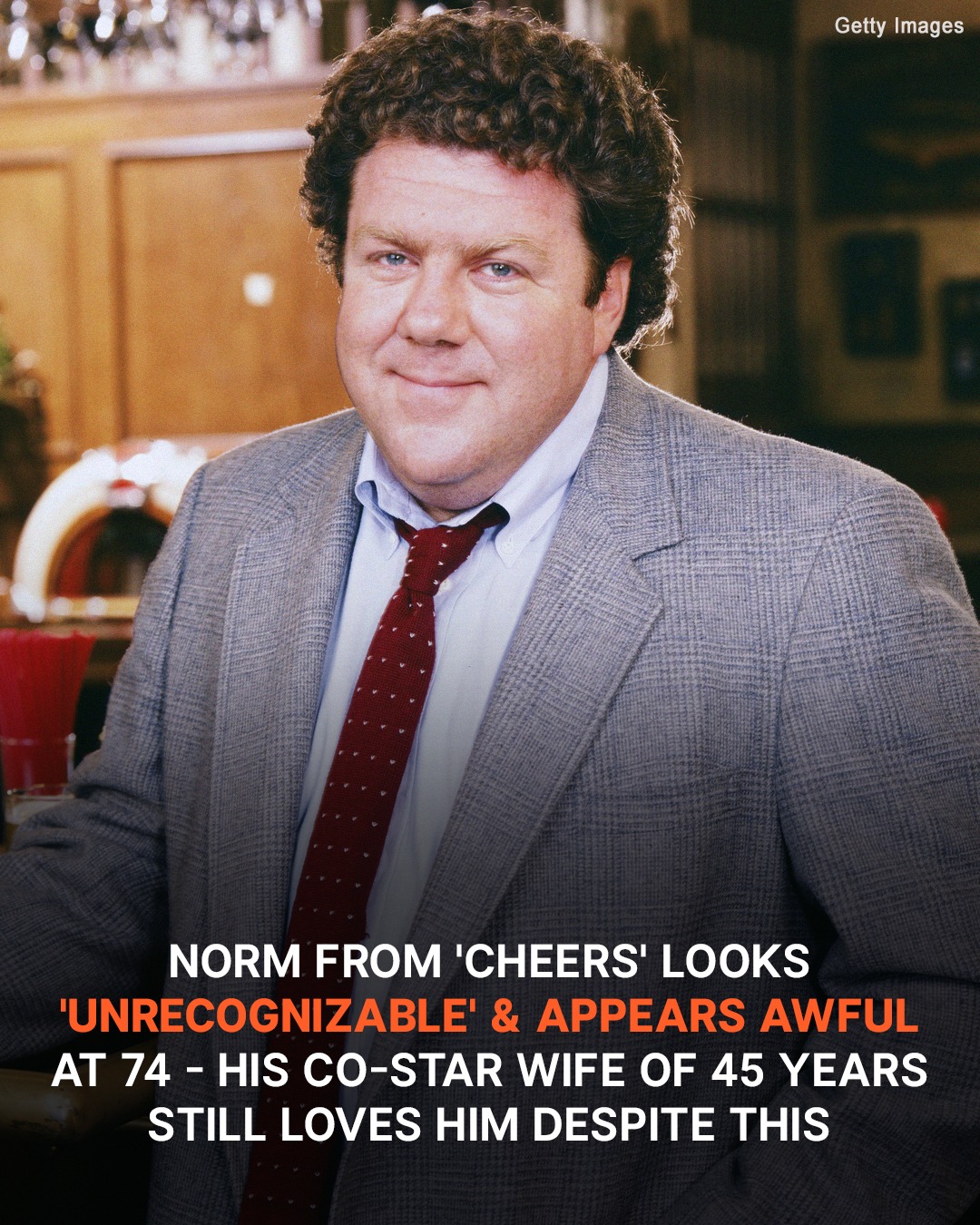 George Wendt, also known as Norm Peterson from the beloved show “Cheers,” recently appeared in public and greatly concerned fans with his “unrecognizable” looks.