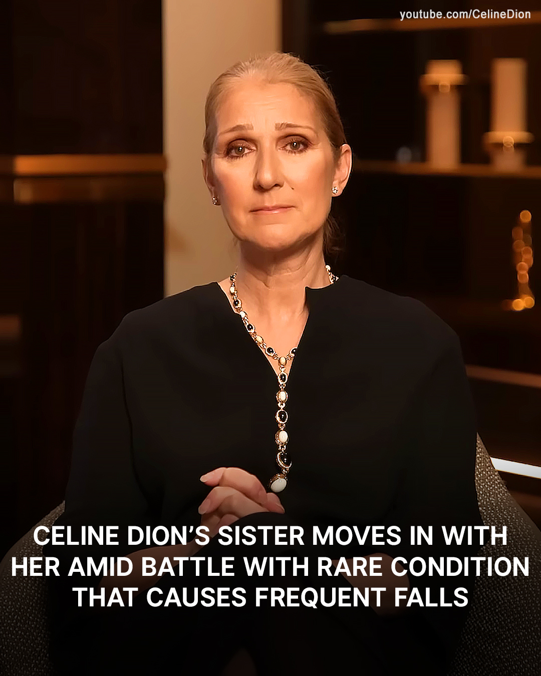 Celine Dion’s sister gave the singer a hand amid her battle with a rare neurological disorder.