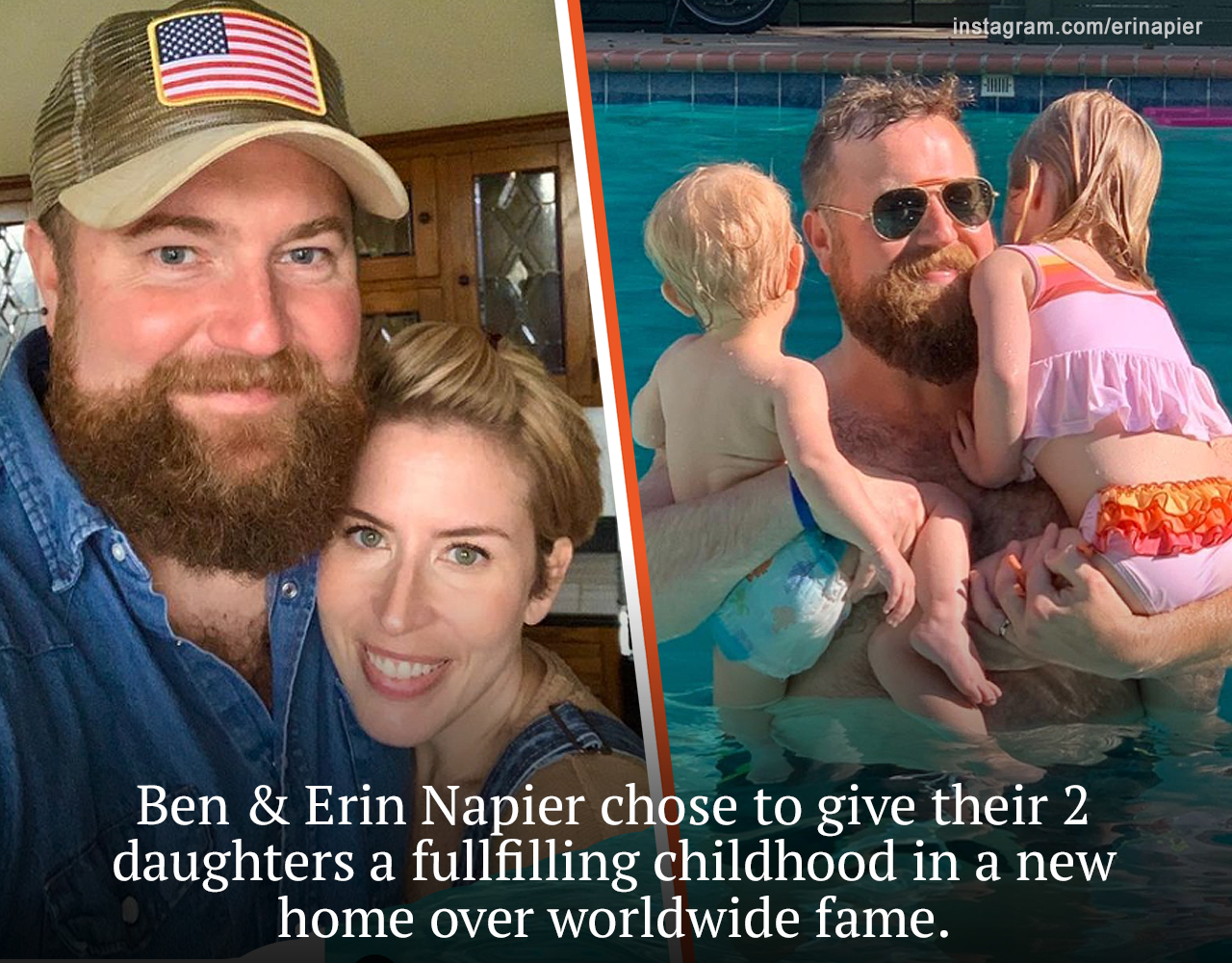 HGTV’s Ben and Erin Napier, who are celebrating their 14th wedding anniversary and the 18th anniversary of their first meeting, confessed what is most important to them in life – their precious children Helen, 5, and Mae, who’s nearly 2.