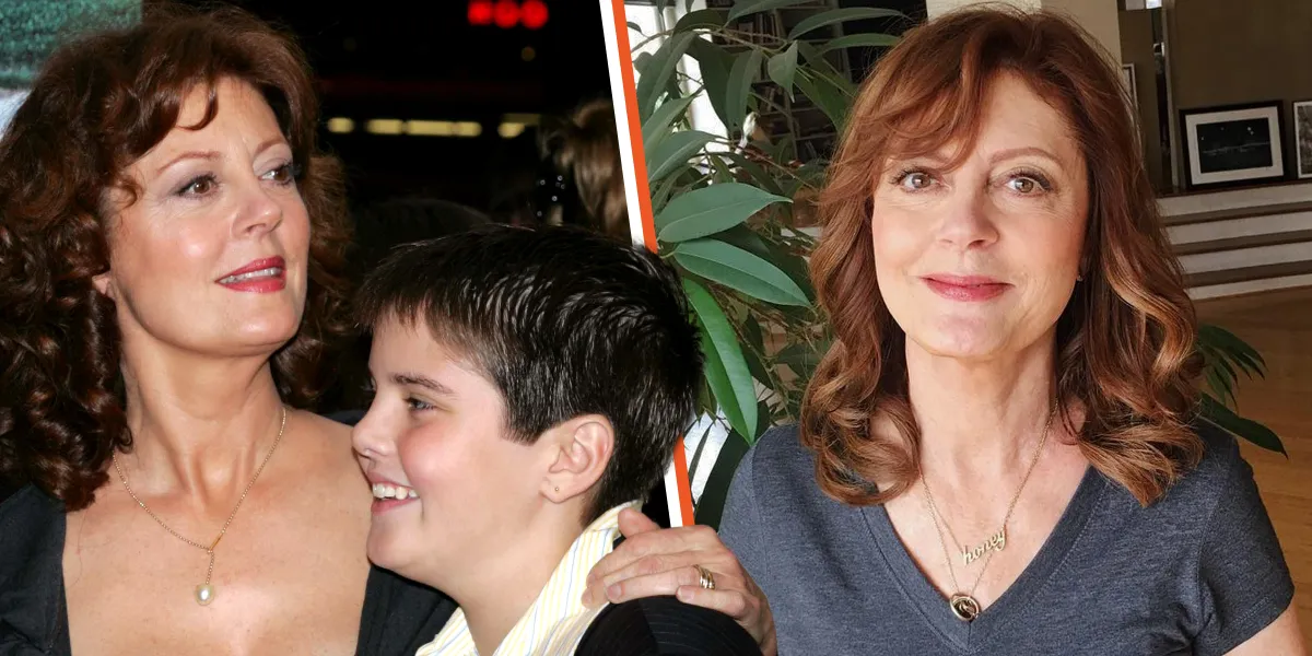 Susan Sarandon’s Youngest Son Is Now in His 30s, Taller than Her & Has Cut His Long Hair