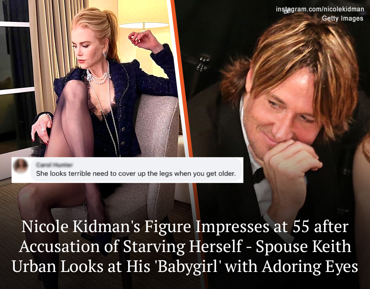 Nicole Kidman’s Body Amazes at 55 after Accusation of Starving Herself – Spouse Looks at Her with Adoring Eyes