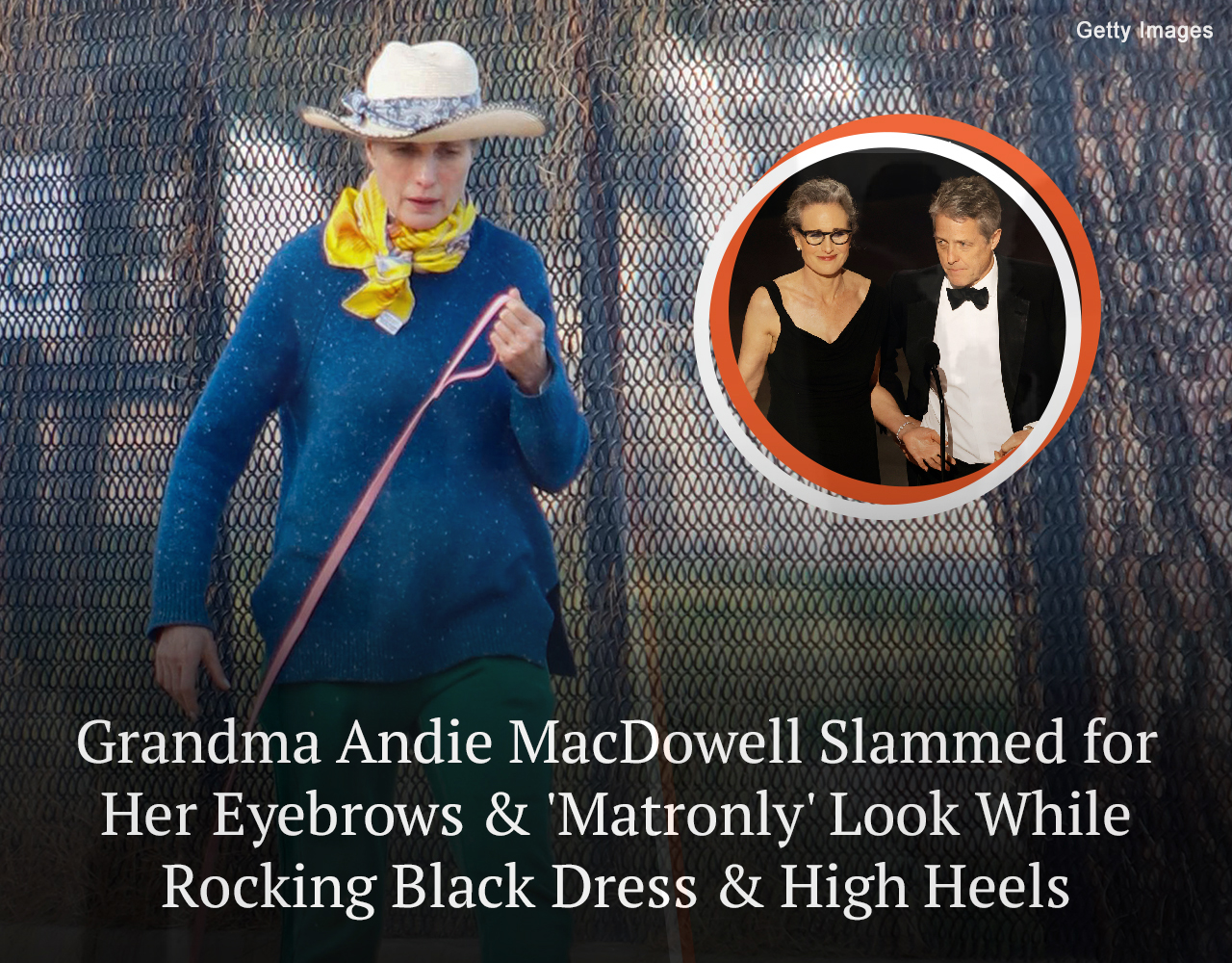 Grandma Andie MacDowell Rocked Black Dress & High Heels Though She Was Slammed for Her Eyebrows & ‘Matronly’ Look