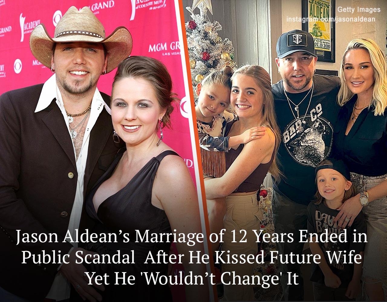 Jason Aldean’s Marriage of 12 Years Ended after He Kissed Future Wife & He ‘Wouldn’t Change’ It