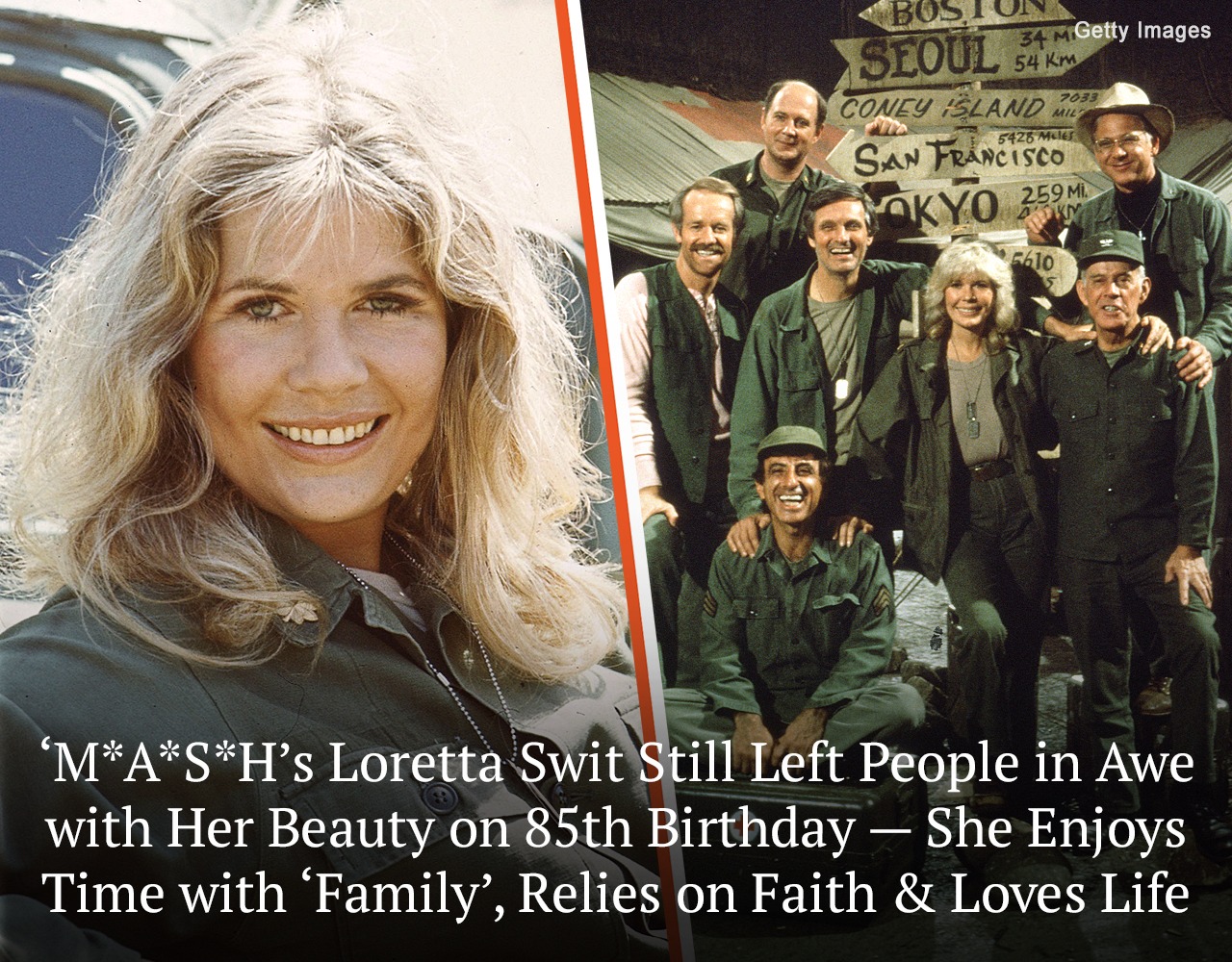 Loretta Swit was famous for playing the bubbly blond US Army nurse, Major Margaret “Hot Lips” Houlihan. She was a fan favorite and an attention-grabbing character.