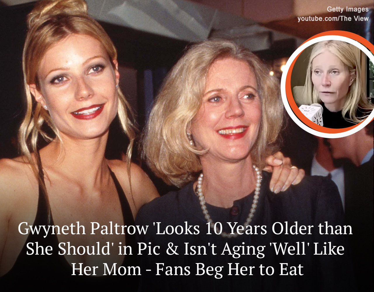 Gwyneth Paltrow ‘Looks 10 Years Older than She Should’ in Pic & Isn’t Aging ‘Well’ Like Her Mom – Fans Beg Her to Eat