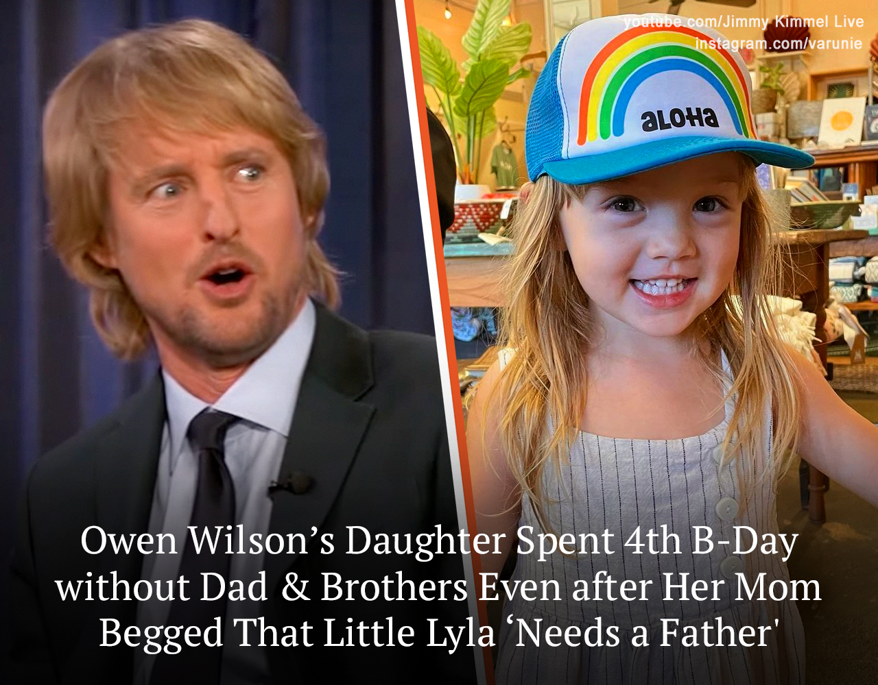 Owen Wilson’s Daughter Spent 4th B-Day in 2022 without Dad & Brothers — She Has Never Met Them Even after DNA Test