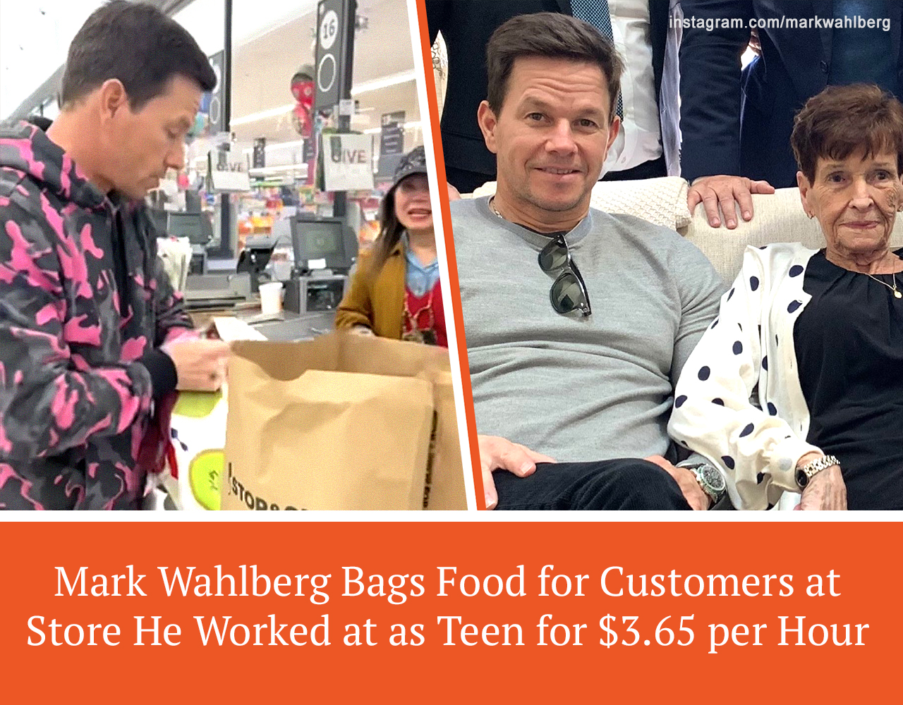 Mark Wahlberg Bagged Food for People at Shop He Worked as Teen for $3.65 per Hour & Visited Store His ‘Amazing’ Late Mom Loved