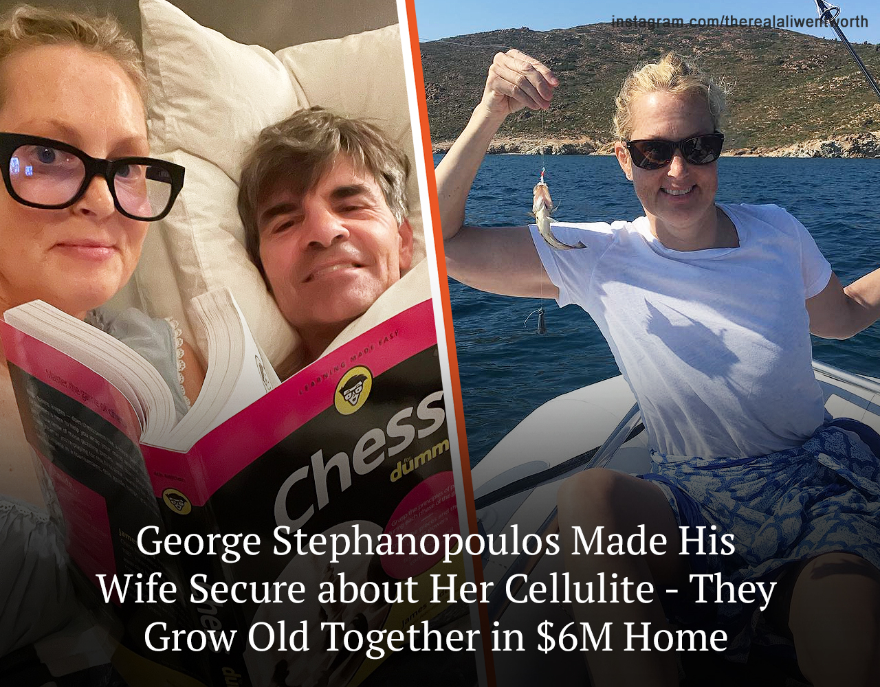 George Stephanopoulos loves his wife so much that he doesn’t go to work without kissing her every day before leaving!