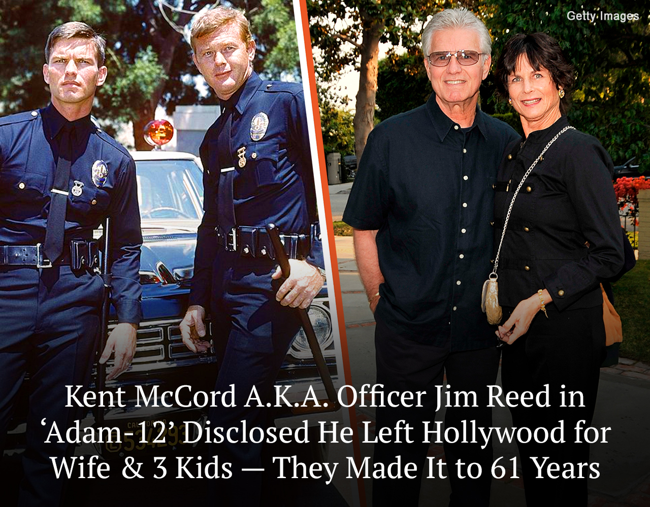 Kent McCord’s heart was captured by his high school sweetheart, Cynthia Lee Doty, in 1962, and their love story blossomed into a beautiful family with three children.