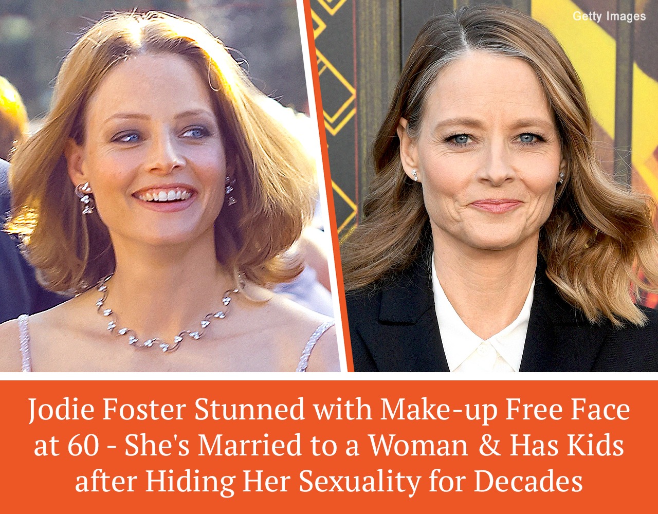 The “Taxi Driver” and “Silence of the Lambs” star Jodie Foster impressed fans with her makeup-free face at 60!