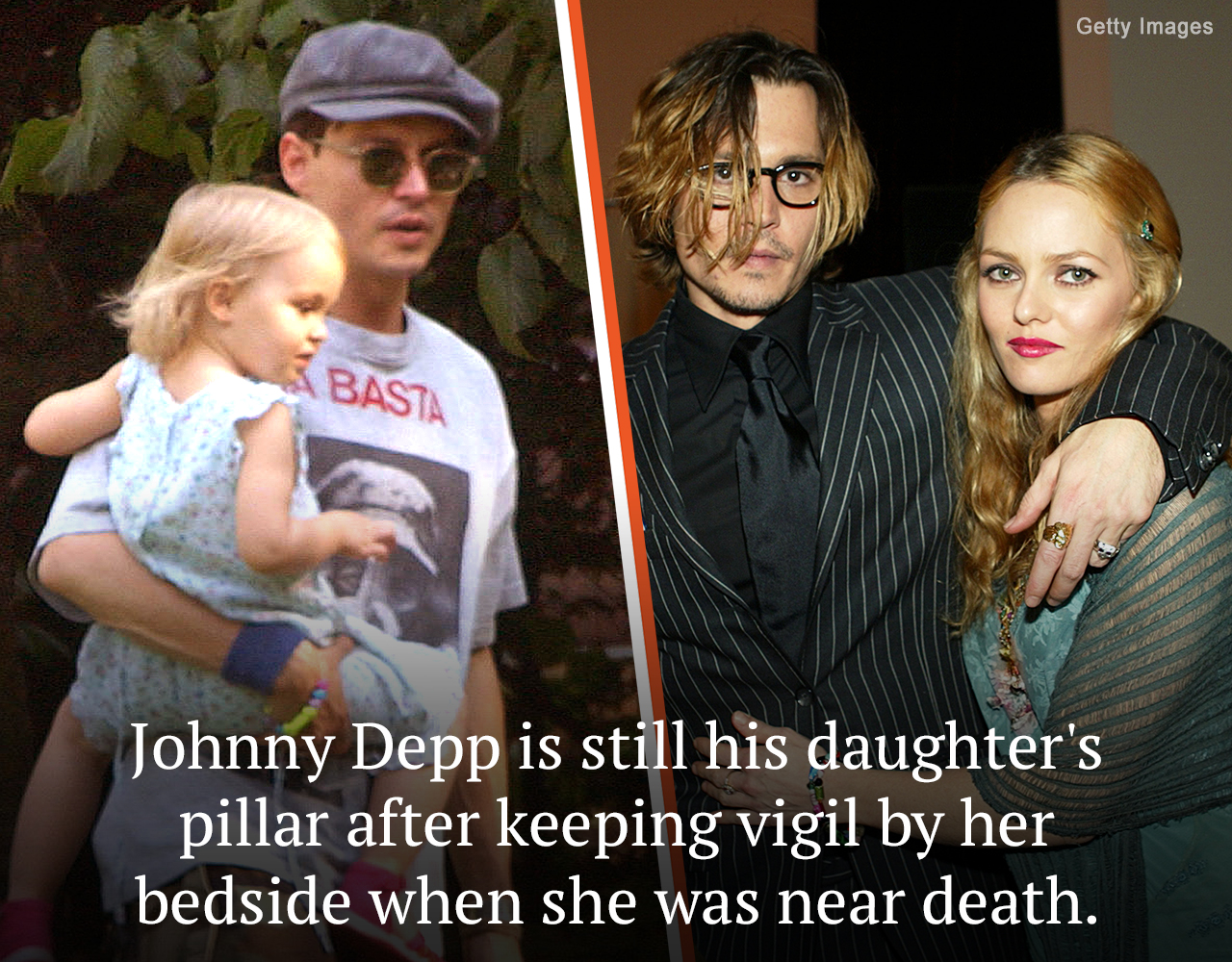 Johnny Depp cut down on his smoking and drinking habits after he met Vanessa Paradis, the woman who would become the mother of his two kids